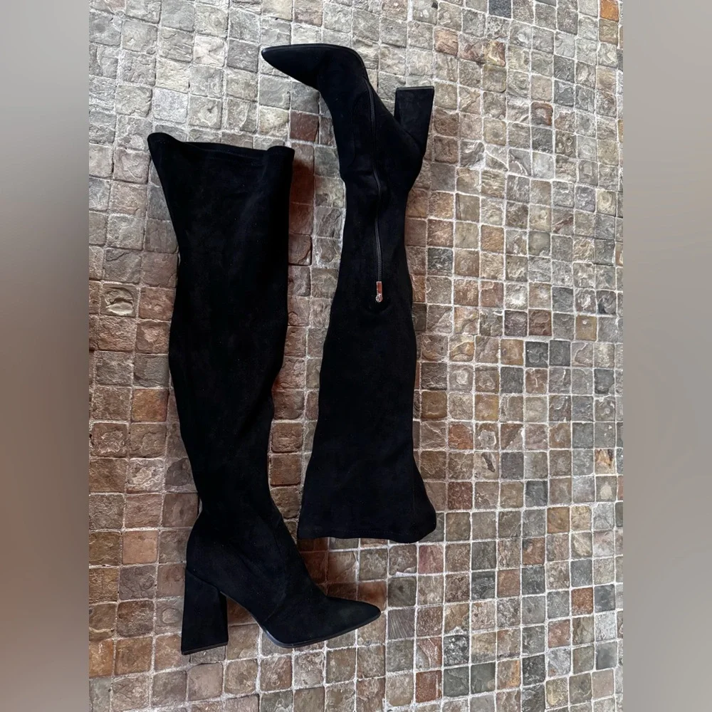 Fashion nova thigh high boots